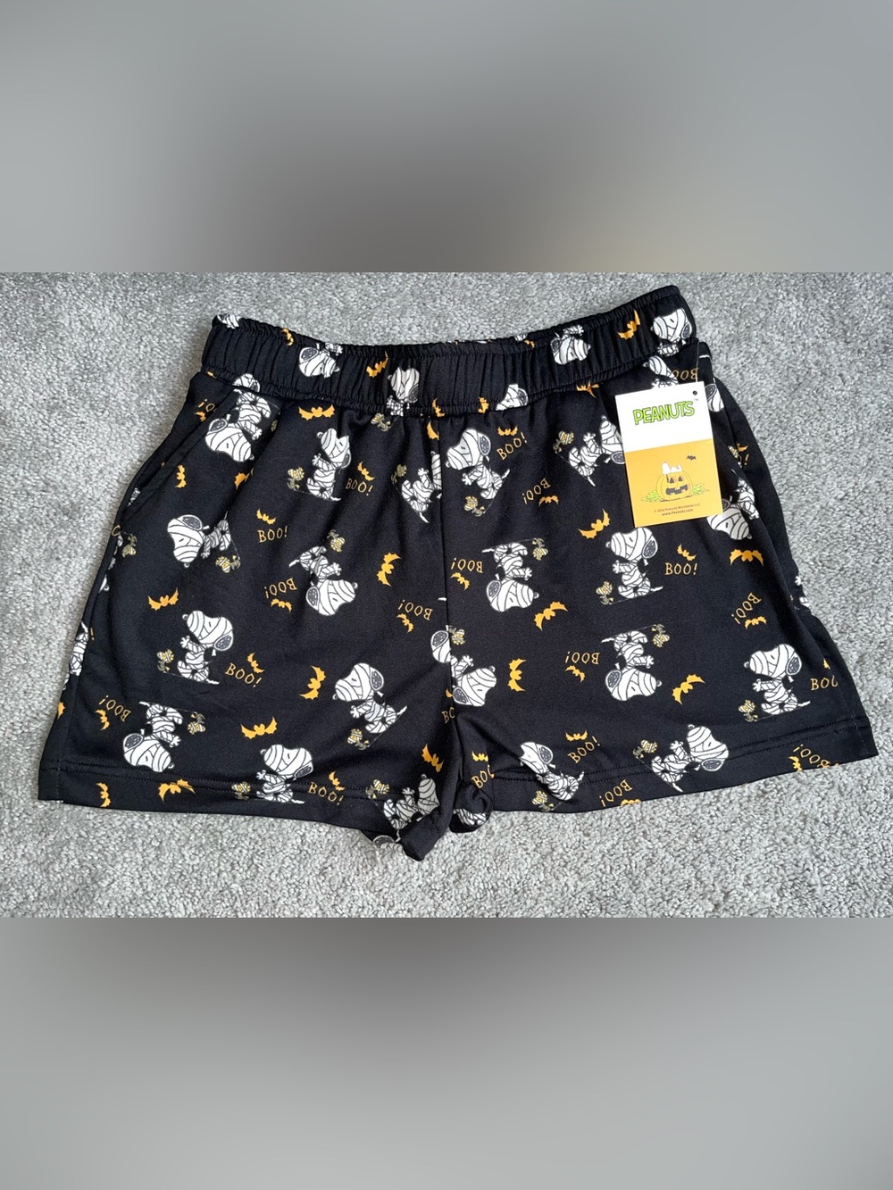 NWT PEANUTS 2 Piece Mummy Snoopy Halloween Lounge Set M - Picture 4 of 5